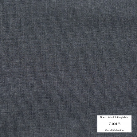 C001/3 Vercelli VIII - 95% Wool - Xám xanh
